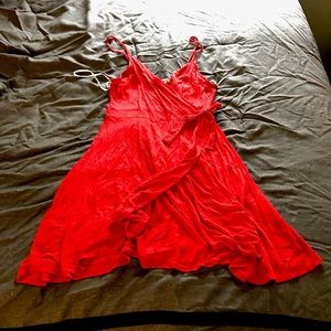 Red sundress